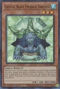 YUGIOH 1ST BLCR-EN049 CRYSTAL BEAST EMERALD TORTOISE ULTRA RARE NEAR MINT (NM) - Picture 1 of 1