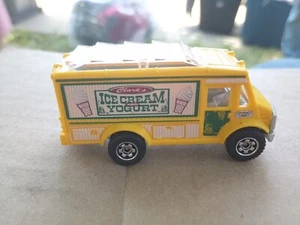 Matchbox Ice Cream Yoghurt Food Truck 2014 Made in Thailand MB999 Yellow - Picture 1 of 6