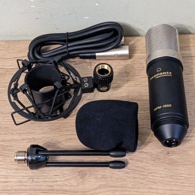 Marantz MPM-1000 microphone professional studio recording condenser XLR mic kit - Image 1 of 4