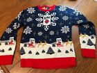 lite beer mens M holiday sweater Christmas