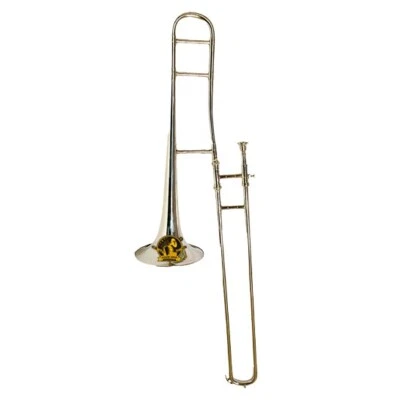 Trombone deslizante SOUND SAGA® com todos os acessórios, incluindo bocal e estojo. - Imagem 1 de 4