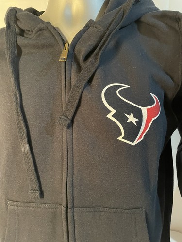 VETEMENTS Felpa con cappuccio e zip Junk Food Houston Texans piccola nuova con etichetta