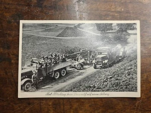 CARTOLINA CONVOGLIO MILITARE - Bild 1 von 2