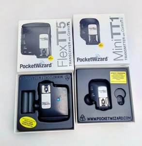 PocketWizard Flex TT5 and  Mini TT1 Flash Triggers for Nikon - Picture 1 of 8