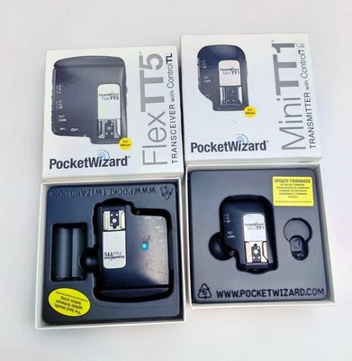 PocketWizard Flex TT5 and  Mini TT1 Flash Triggers for Nikon - Image 1 of 4