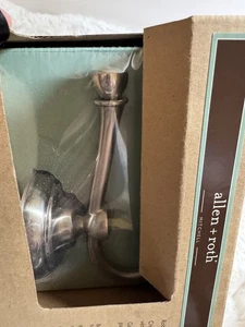 Allen + Roth Morgenmantelhaken Mitchell Gebürstetes Nickel Handtuchhaken 0294850 Neu im Karton - Bild 1 von 6