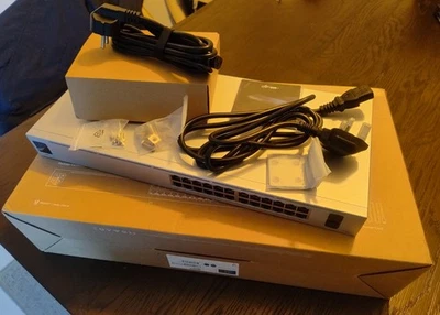 Ubiquiti Networks USW-24 UniFi Gigabit Switch with 24 Ports and SPF NOT POE - Image 1 of 4