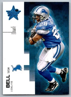 2007 Leaf Rookies & Stars Tatum Bell Detroit Lions #19 - Image 1 of 2