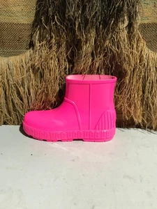 Womens UGG  Drizlita #1125731 Pink Rubber Rainboots  size 9 - Picture 1 of 8