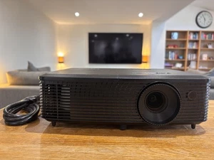 Optoma DX349 Home Cinema Projector 3,000 Lumens HDMI VGA Used HD Portable Black - Picture 1 of 24
