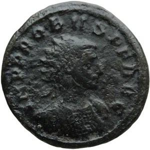 028. Moneda de bronce romana. PROBUS, Antoniniano. Siscia. Concordia. aVF - Imagen 1 de 2