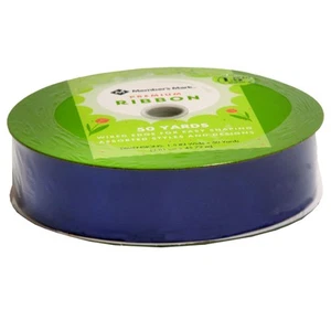 Member's Mark Premium Wired Ribbon 50 Yards 1-1/2 in Width, Royal Blue - Picture 1 of 2
