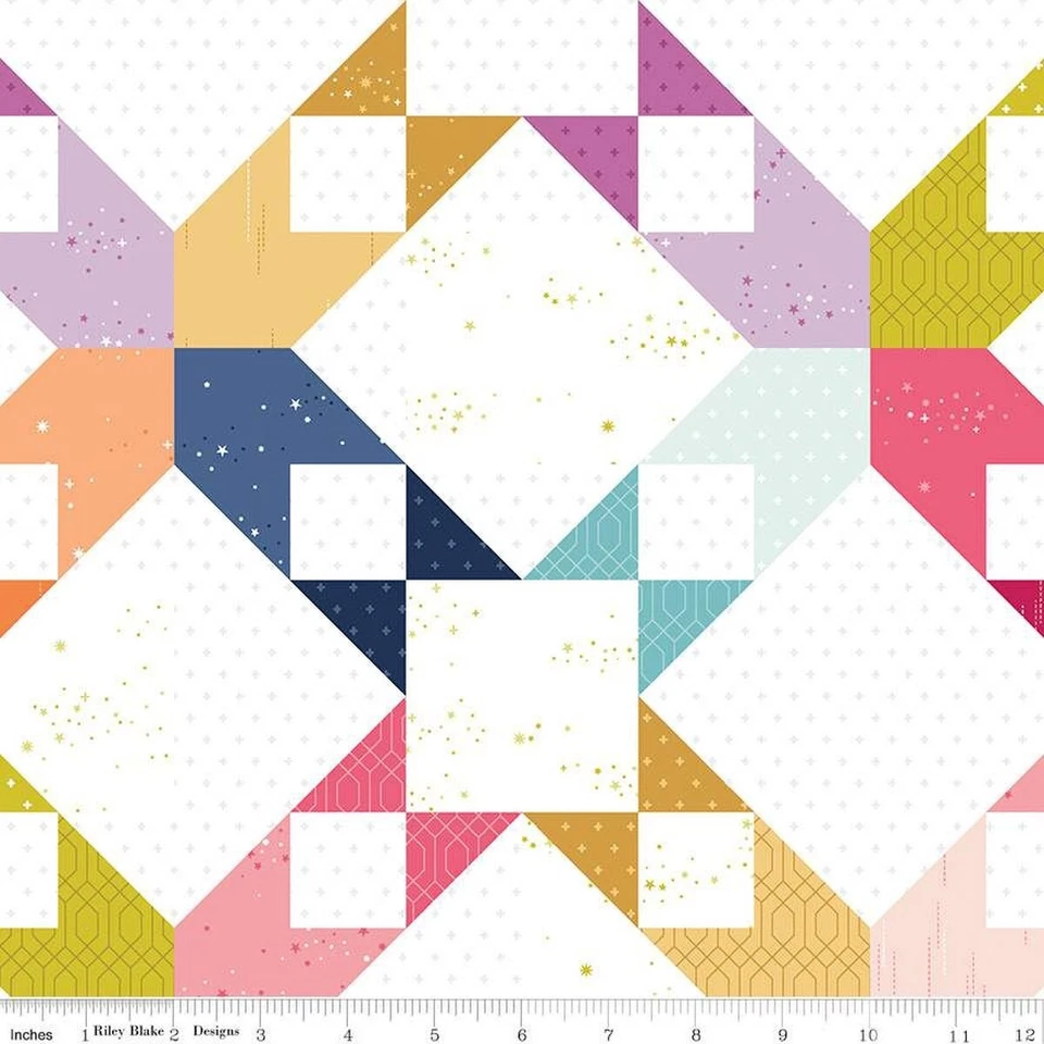 Essence Starlet Cheater Print, Riley Blake Fabric BTY, 43 inches Wide - Image 1 of 2