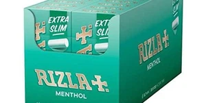 Rizla MENTHOL Extra Slim Filter Tips 5.7mm (120s x 20 = 2400 Tips - Full Box) - Picture 1 of 1