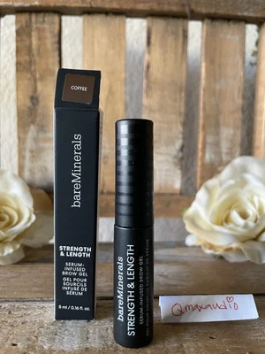 BareMinerals Strength & Length Serum-Infused BROW GEL - COFFEE - 5ml/.16 oz - Image 1 of 2