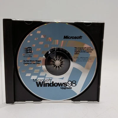 Microsoft Windows 98 Upgrade For Windows Users CD-ROM  w/ Product Key - Image 1 of 4