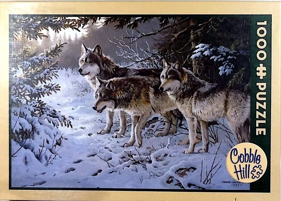 Wolf Trail Persis Clayton Weirs 1000 pc 26.625" X 19.25" Cobble Hill #51738 - Image 1 of 1