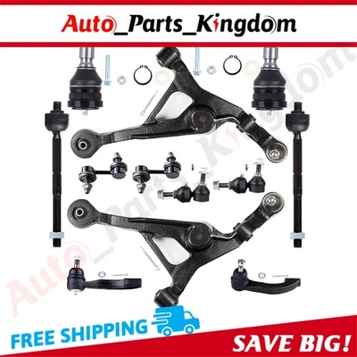 12X Front Ball Joints Sway Bars Lower Control Arms For 2001-2005 Dodge Chrysler - Image 1 of 4