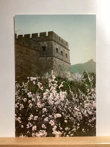 Close Up View of Section of the Great Wall of China: - Vintage Postcard - Picture 1 of 3
