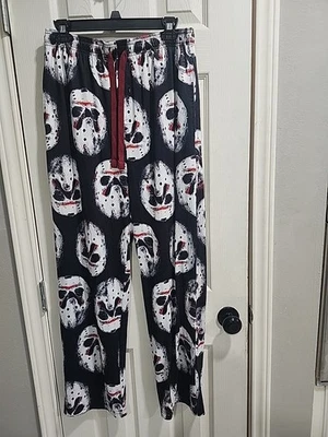 Pantalones de Pijama Friday The 13th Extra Grandes Jason Voorhees Máscara Dormir Salón Terror Foto 1 de 4