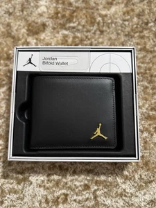 Nike Jordan Jumpman Ingot Bifold Wallet Black MA0819-023 Brand New - Picture 1 of 4