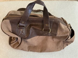 Tommy Bahama Seesack Canvas und Leder Weekender braun - Bild 1 von 7