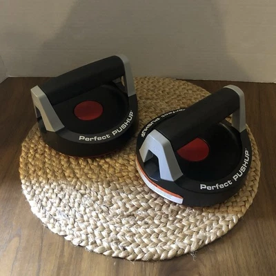 Идеальные вращающиеся ручки для отжиманий Pushup Elite для фитнес-тренировок силовых тренировок - Изображение 1 из 3