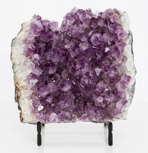 Amethyst Quartz Crystal Cluster Geode Cathedral Decor Brazil 2.90 lbs H1797 - Picture 1 of 11