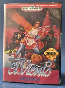 El-Viento (Sega Genesis, 1991) con custodia e cartuccia TESTATO raro HTF - Foto 1 di 4
