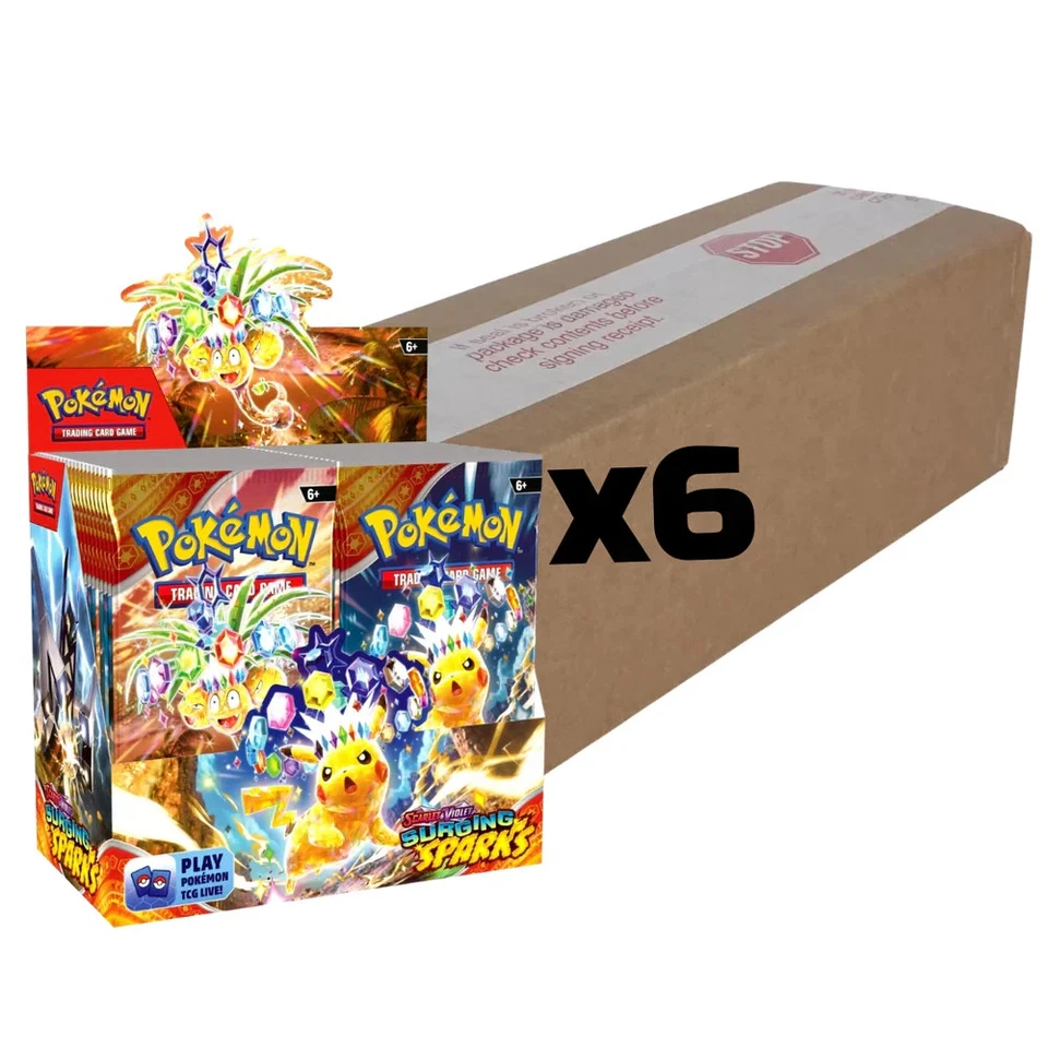 SURGING SPARKS BOOSTER BOX ESTUCHE-SELLADO-NUEVO- CAJA 6 (216 PAQUETES) D Foto 1 de 1