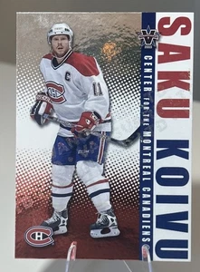 2003 Pacific Vanguard Saku Koivu #55 /450 Montreal Canadiens - Picture 1 of 2