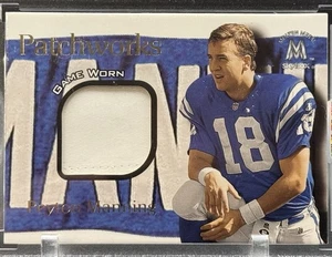 2000 Skybox Patchworks Molten Metal Game Worn Patch Peyton Manning - Picture 1 of 2