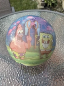 2008 Spongebob Squarepants & Patrick Viz-a-Ball Bowling Ball 14 lbs 15.5 oz RARE - Picture 1 of 9
