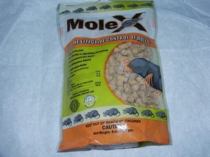 Pellets de control repelentes Mole X nuevos sin garantía 8 oz moles molex - Imagen 1 de 8