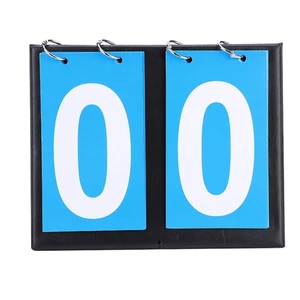 Sport Score Counter Portable Flip Scoreboard for Table Tennis & Basketball Blue - Bild 1 von 18