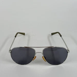 Calvin Klein R167S Pilotenbrille silbernes Gestell graue Gläser 58 mm CK 045 - Bild 1 von 7