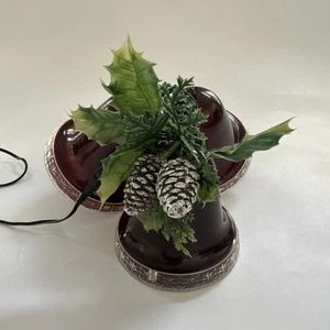 Vintage Carolites Glocken von Noel 1980 musikalisch beleuchtet 3 Glocken Netzkabel LESEN - Bild 1 von 8