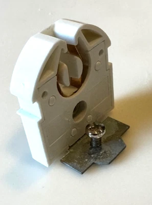 H&H HH Fluorescent T8 T12 LED BI-PIN Screw Down Tombstone Lampholder Bulb Socket