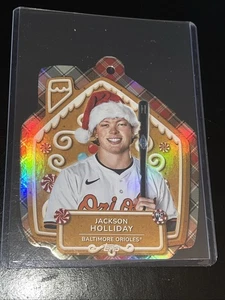 JACKSON HOLLIDAY 2024 Topps Holiday MLB Ornament Card #MLBO-4 RC BAL Orioles - Picture 1 of 3