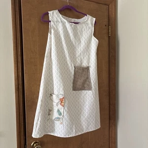 DISFRAZ/VESTIDO HUÉRFANO PARA JUEGOS DE ANNIE. Talla 14 Casero.Tela seminueva Wh - Imagen 1 de 2
