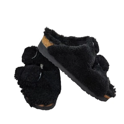 Sandalias Papillio de Birkenstock Arizona piel de oveja negras talla 36/L5 nuevas con etiquetas Foto 1 de 4