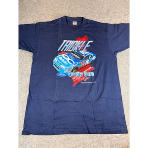 Vintage 90s 1995 NASCAR Bud Moore #15 Racing Shirt Men XL Graphic Tee AOP - Picture 1 of 8