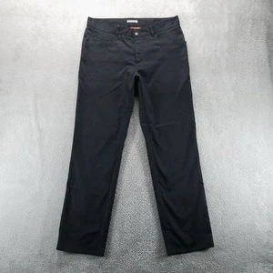 Peter Millar Pants Mens 32x30 Black EB66 Chinos Straight Crown Sport Golf - Picture 1 of 11