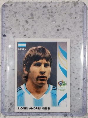 Pegatina Lionel Messi 2006 Panini Mundial Alemania Argentina #185 Rookie WC Foto 1 de 4
