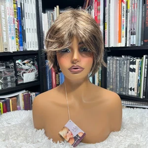 HENRY MARGU WIG ELLA 2453 7H CHOCOLATE BROWN W/ CARAMEL HIGHLIGHTS - Picture 1 of 6