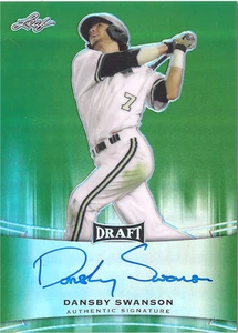 Dansby Swanson 2015 Leaf Metal /10 #1 Pick RARE Vanderbilt Braves 1/10 1/1 - Picture 1 of 2