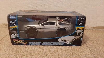 DeLorean Ritorno al Futuro - Back to The Future Scala 1:24 Die Cast Welly - Immagine 1 di 3
