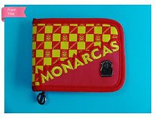 Monarcas oficial Rinhox Zipper Wallet color red and yellow