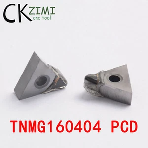 NEW TNMG331 TNMG160404 PCD For Aluminum / Copper Polycrystalline Diamond Inserts - Picture 1 of 8