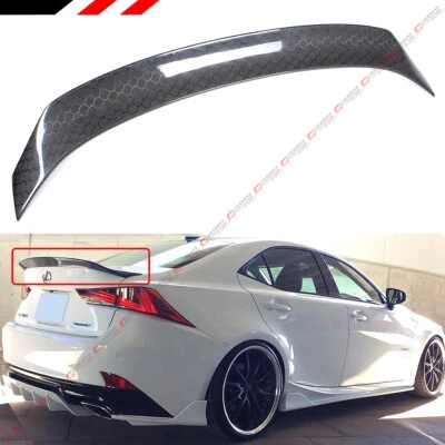 ALERÓN DE MALETERO DE FIBRA DE CARBONO PARA LEXUS IS300 IS350 2014-20 ESTILO AR Foto 1 de 4